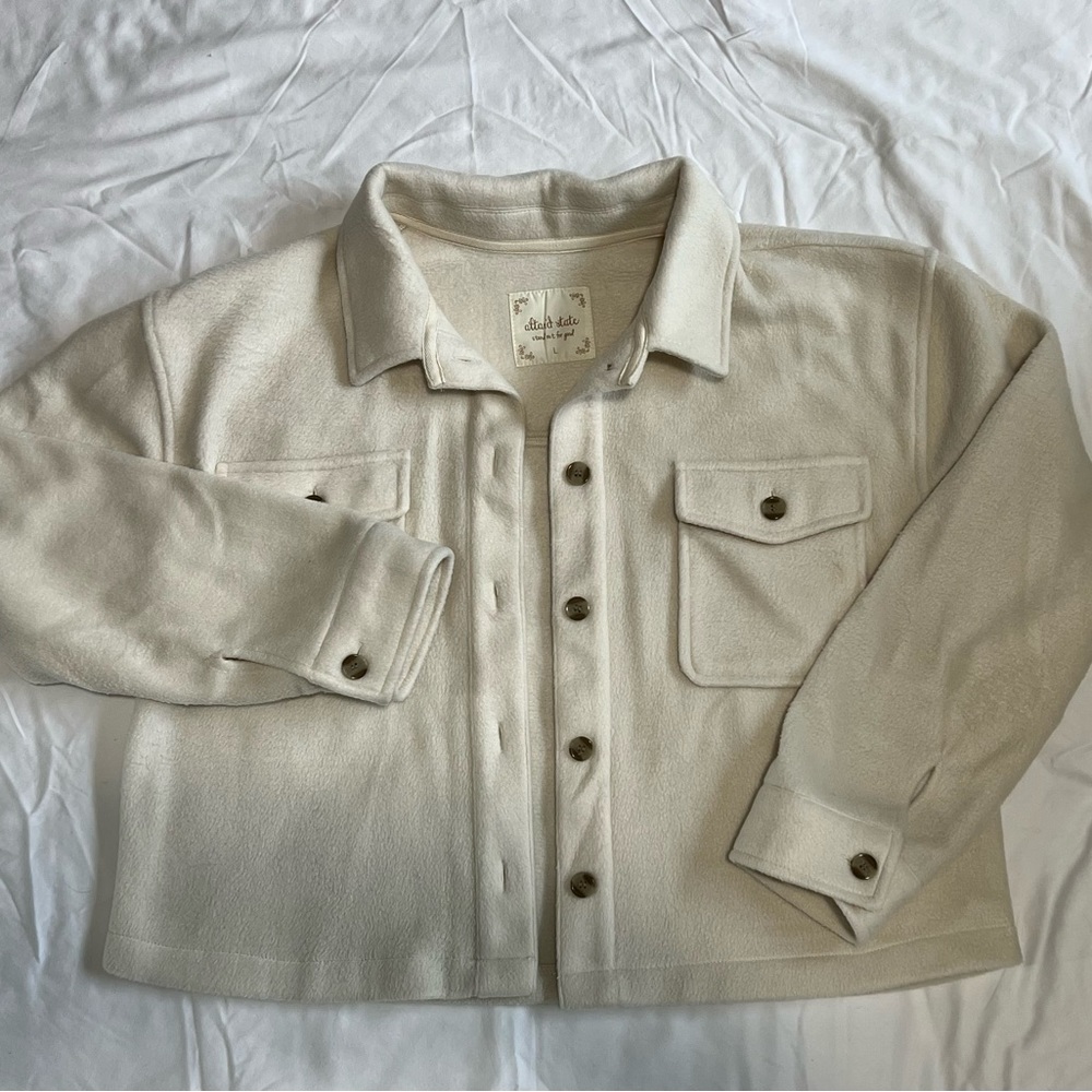 Altar’d State Cropped cream jacket